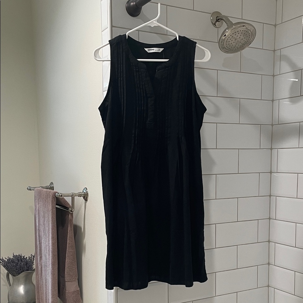 Sonoma Black Sleeveless Dress